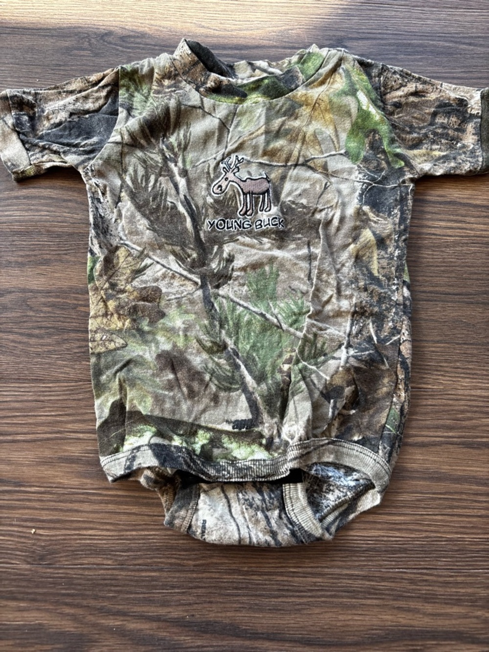 Camouflage Short Sleeve Tee - Green/Brown